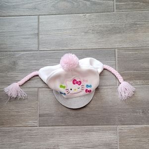 Girls, Hello kitty knit hat